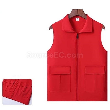 禮品訂造大口袋背心工作服紀念品