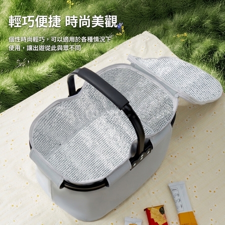 禮品訂造戶外折疊保溫籃紀念品