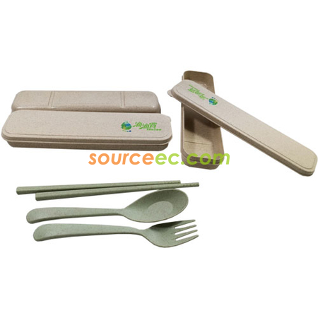 便攜可重用餐具 | 筷子套裝 | 環保餐具套裝 | 環保棉袋木製餐具套裝 | 不銹鋼環保餐具